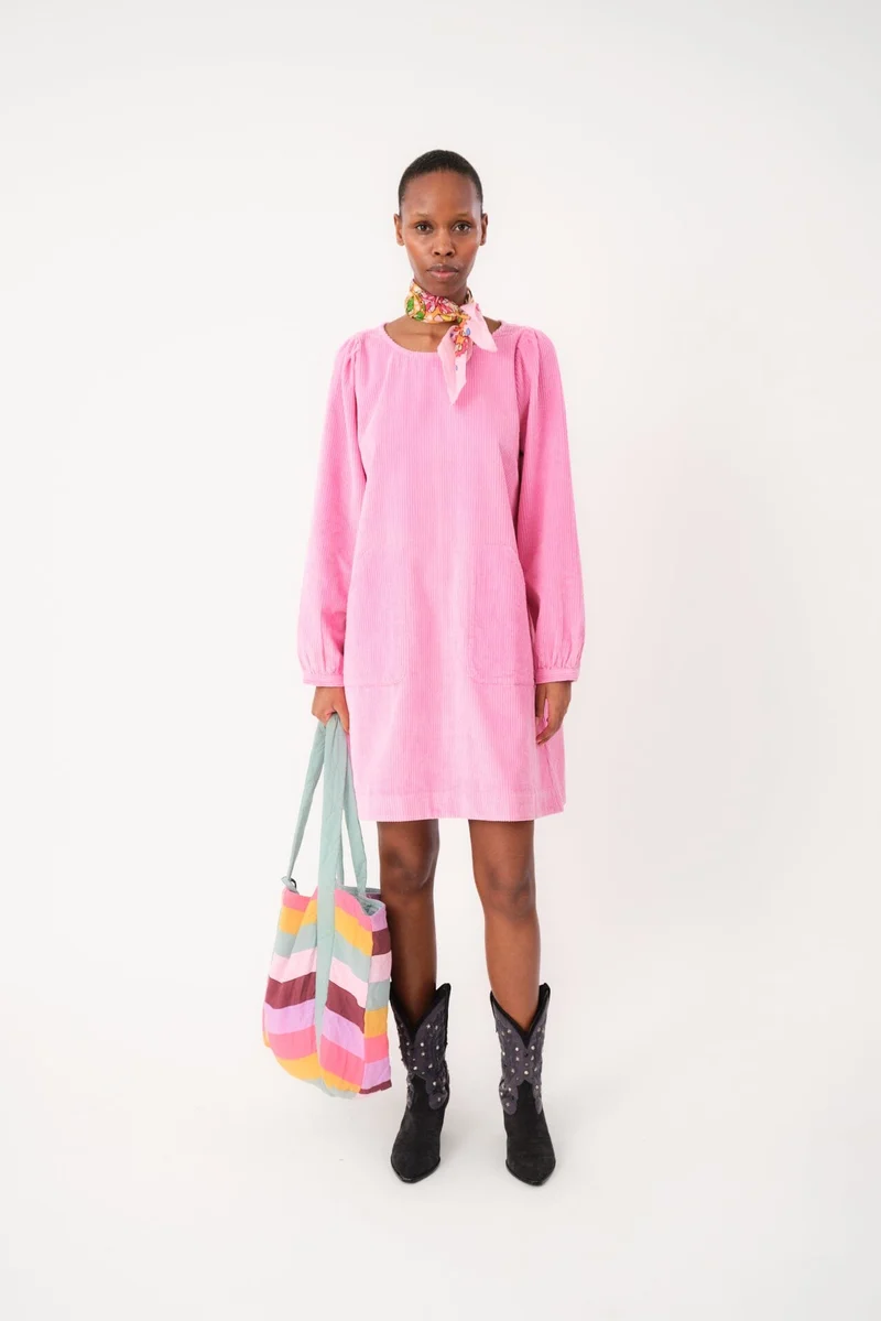 Lollys Laundry - Carlall Short Dress 3/425445-3018 - 51 Pink