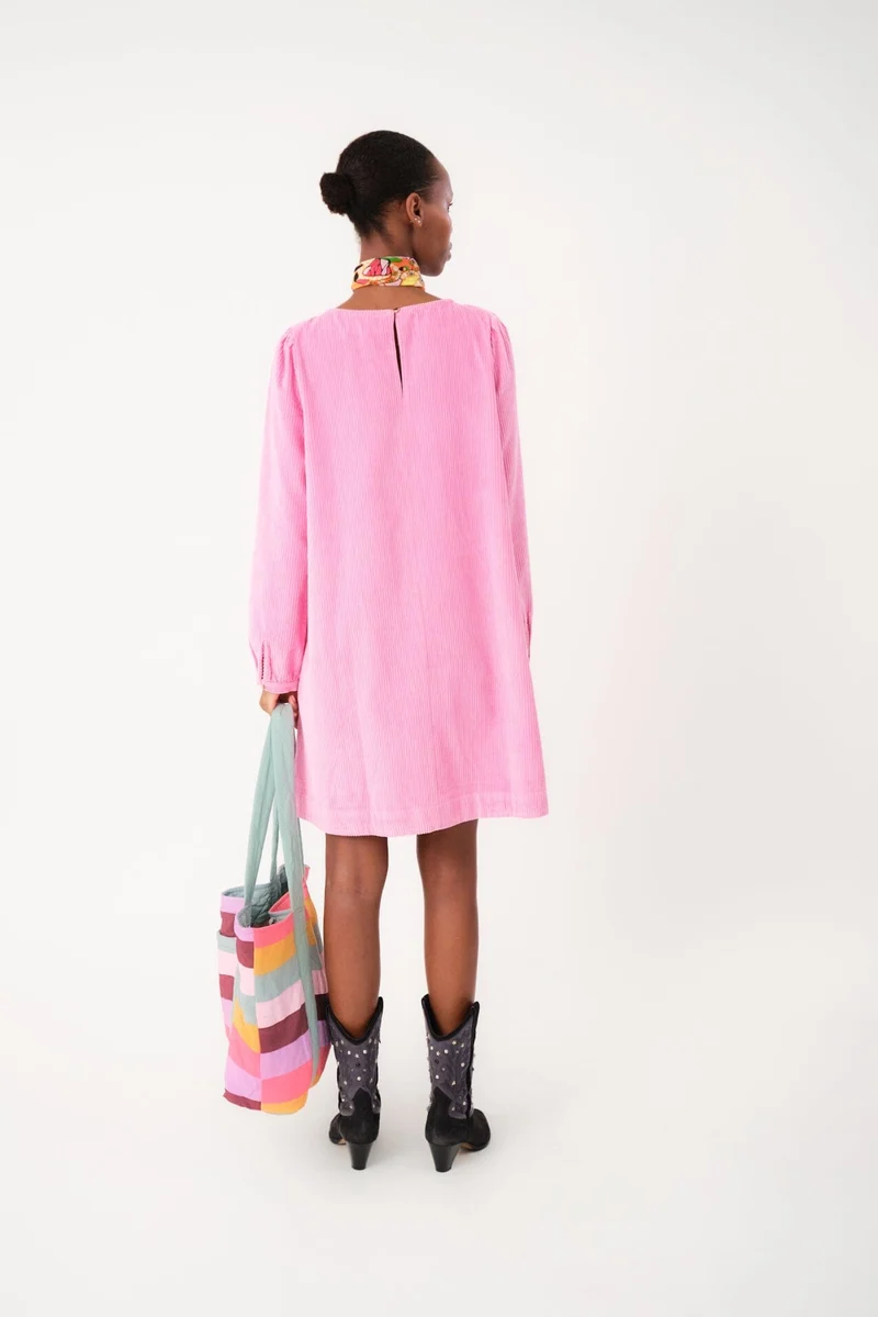 Lollys Laundry - Carlall Short Dress 3/425445-3018 - 51 Pink
