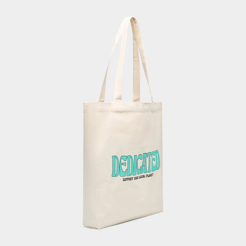 DEDICATED Tote Bag Torekov Vacay Logo Off-White