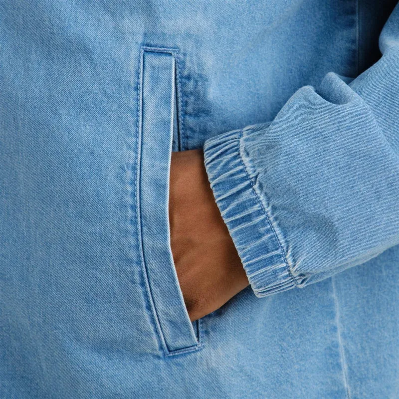 DEDICATED Jacket Torhamn Denim Light Blue