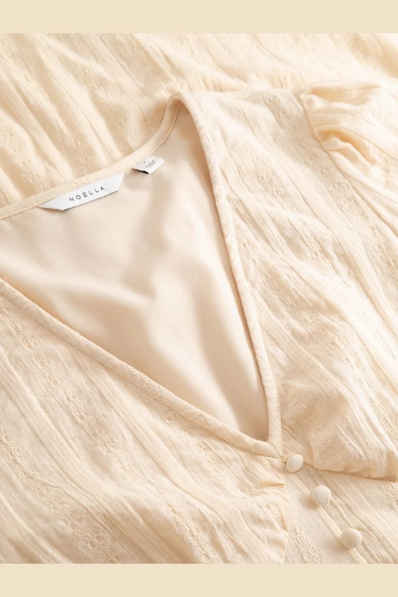 Noella - N-Liletta Dress 15320003 - 974 - Ivory