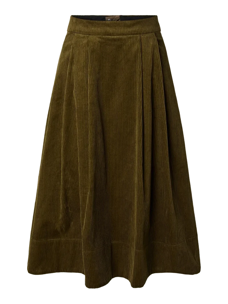 YAS - Yascordo Long Skirt - 5119369 Fir Green