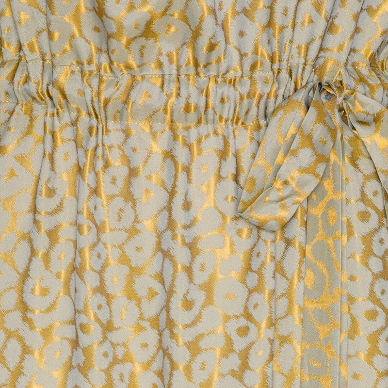 Karmamia - Layla Dress - Gold Leo Silk