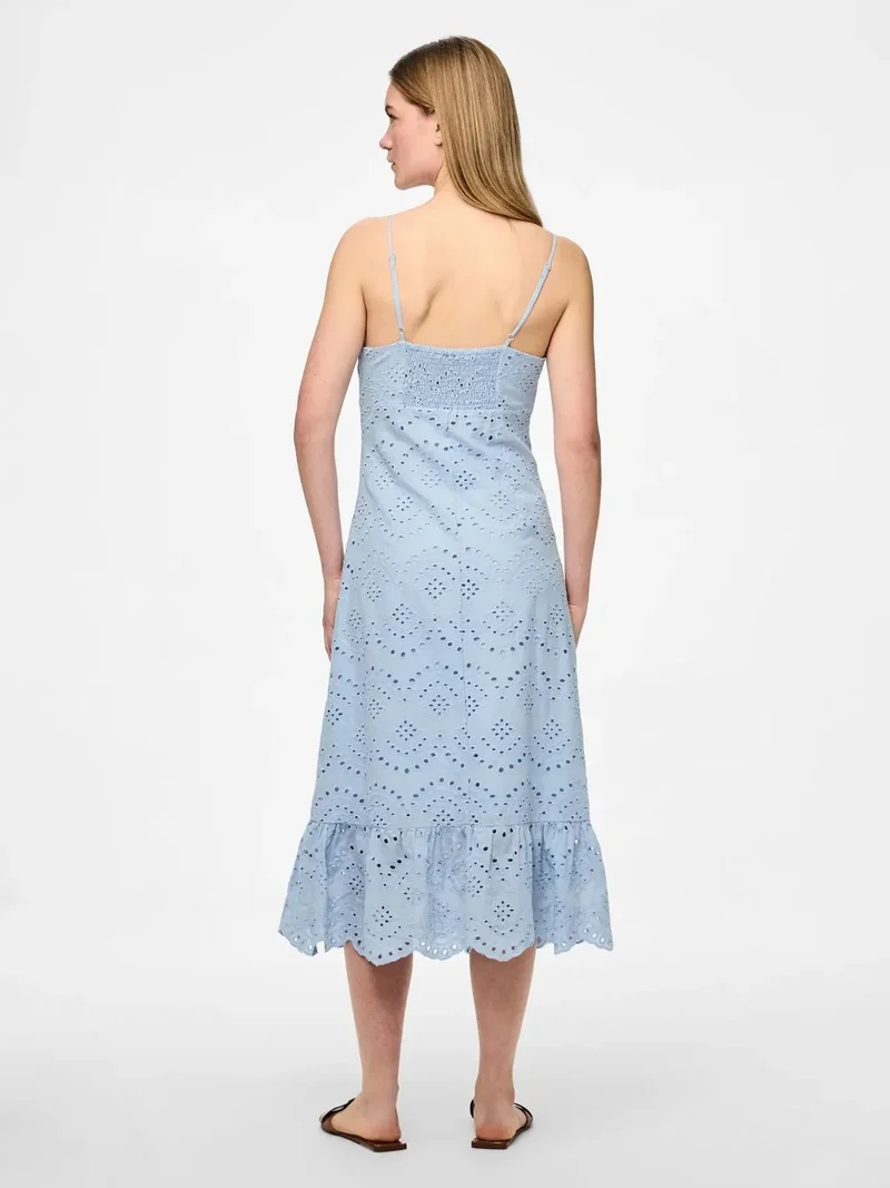 Pieces - Pcvilde Strap Dress - 4703760 Cashmere Blue
