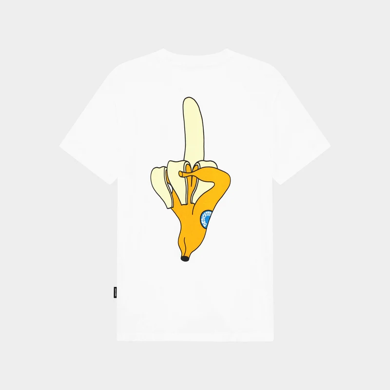 DEDICATED T-Shirt Stockholm F Bananas White