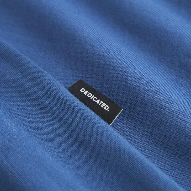 DEDICATED T-Shirt Stockholm Pedal Power True Blue