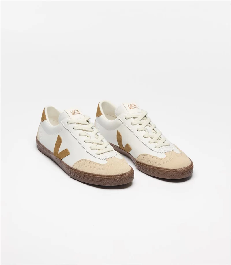 VEJA Volley o.t. leather white-tent-bark