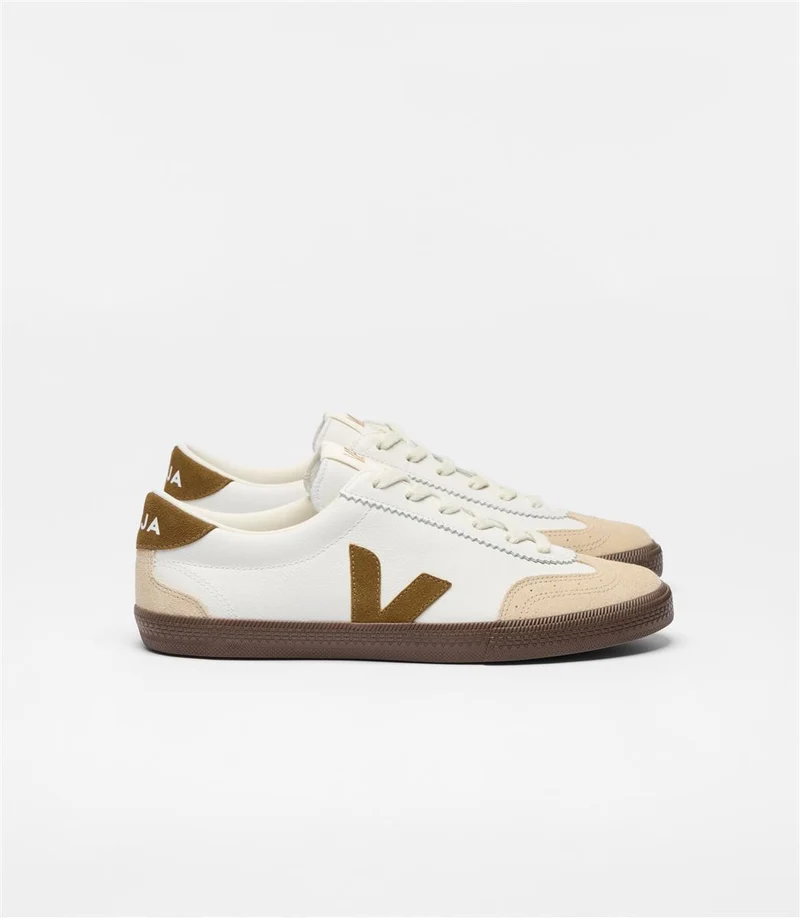 VEJA Volley o.t. leather white-tent-bark