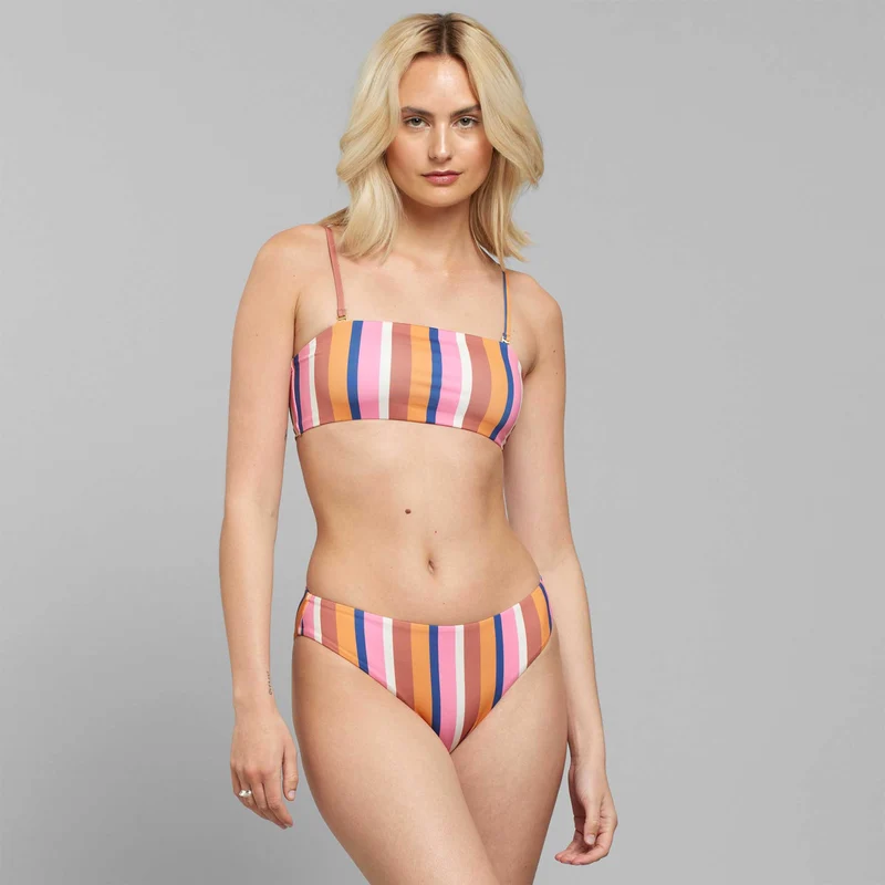 DEDICATED Bikini Top Roma Irregular Stripe multi colour