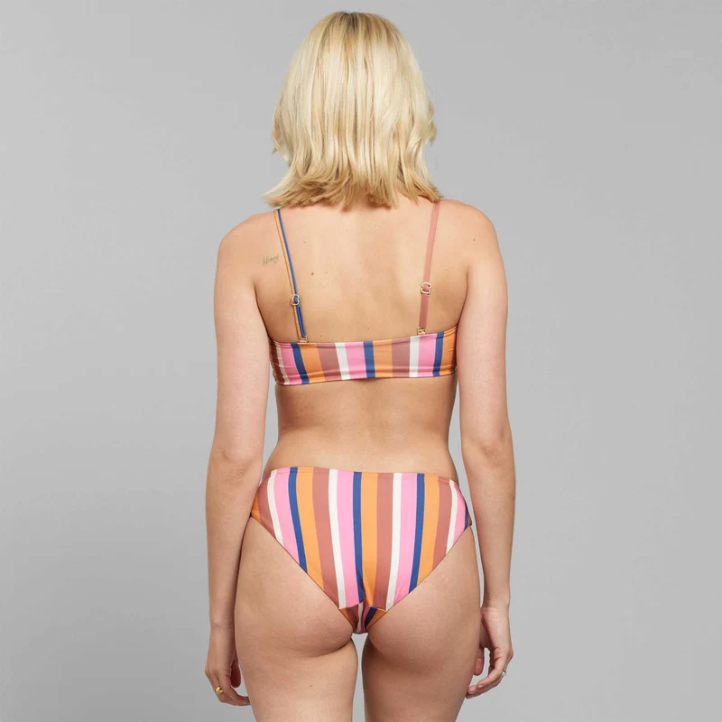 DEDICATED Bikini Top Roma Irregular Stripe multi colour