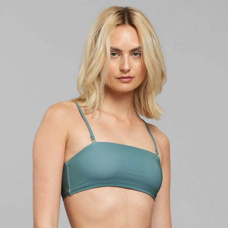 DEDICATED Bikini Top Roma duck green