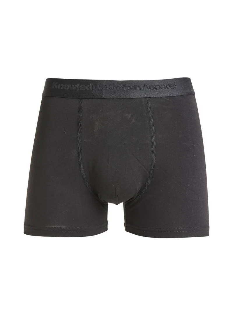 Knowledge Cotton Apparel 2 Pack Boxer Briefs black jet