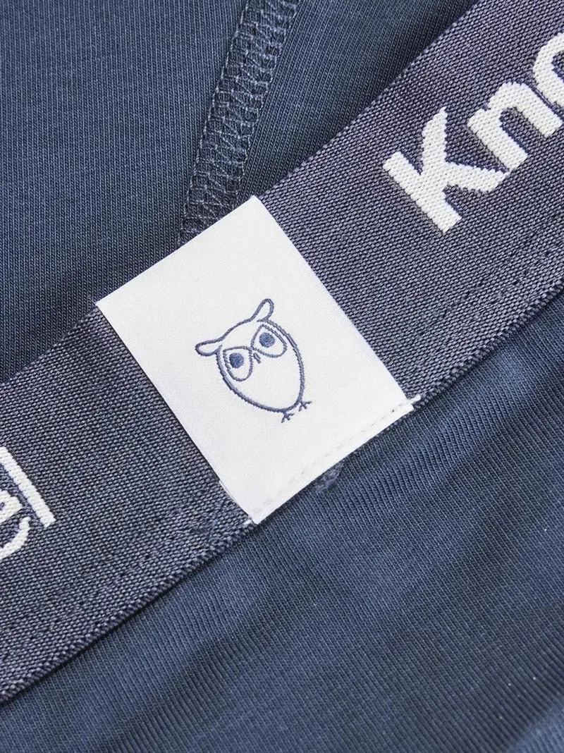 Knowledge Cotton Apparel 2 Pack Boxer Briefs grey melange