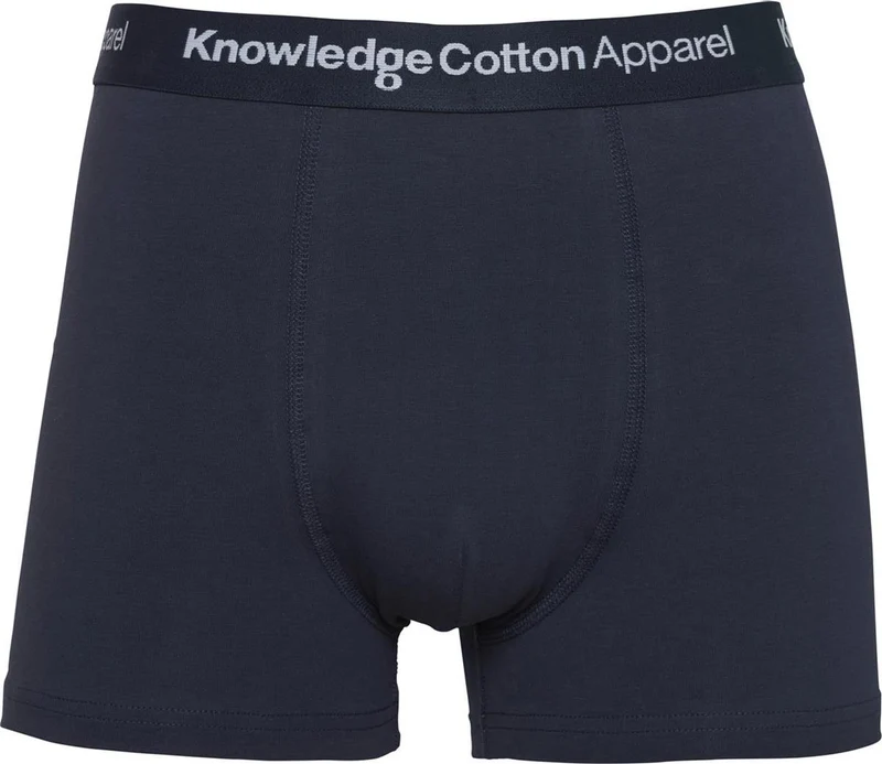 Knowledge Cotton Apparel 2 Pack Boxer Briefs total eclipse