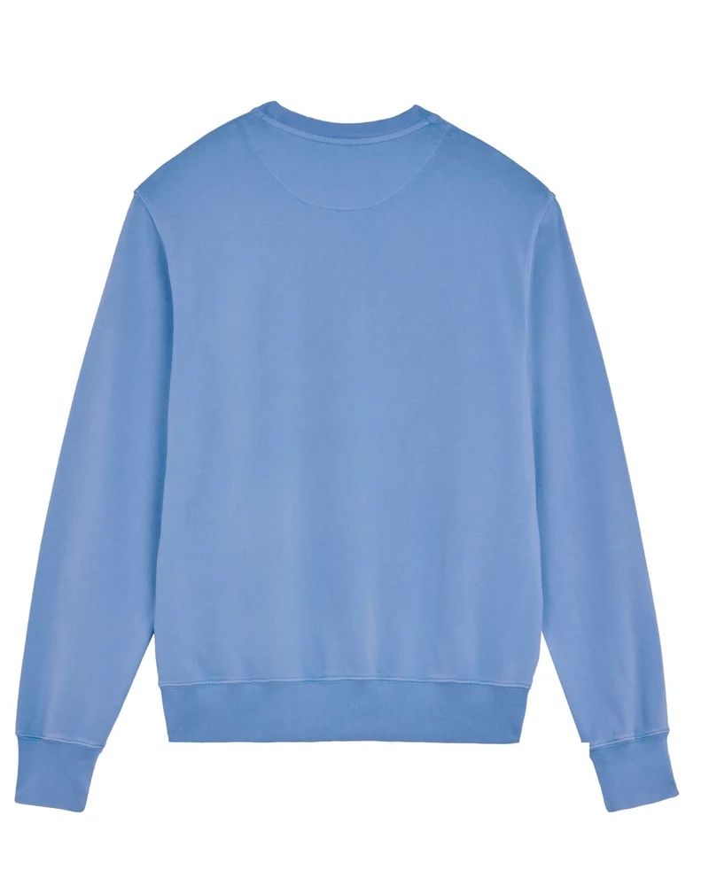 FAIRFITTERS Basic Sweatshirt Matcher Vintage G. Dyed swimmer blue