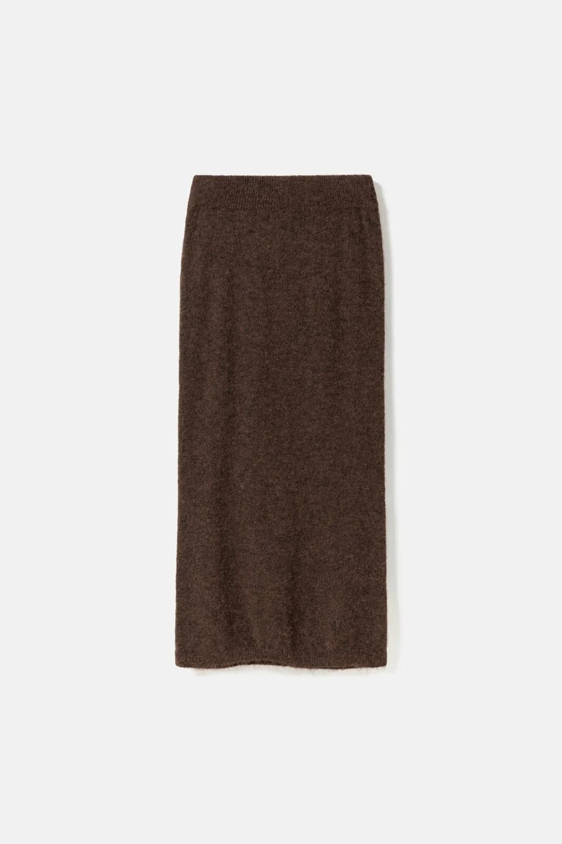 Noella - N-Malana Knit Skirt 16310004 - 674 - Chocolate