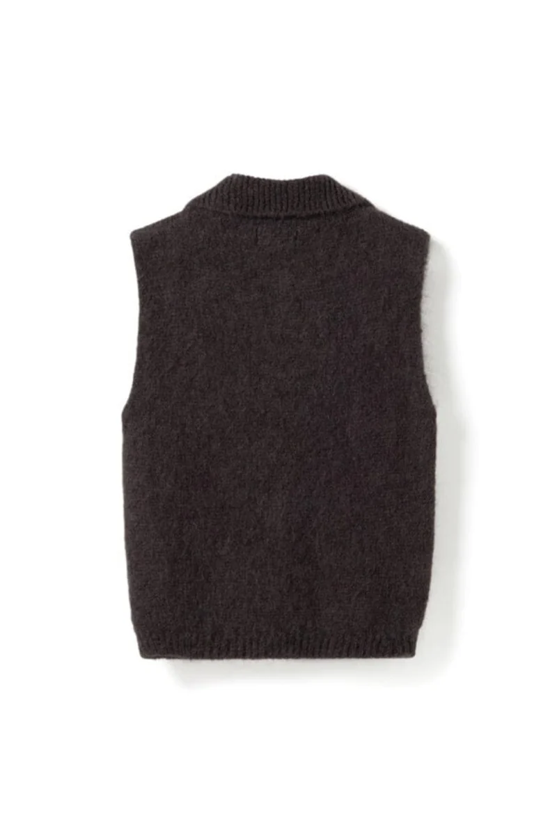 Noella - N-Makana Knit Vest 16770002 - 1021 - Chocolate Brown