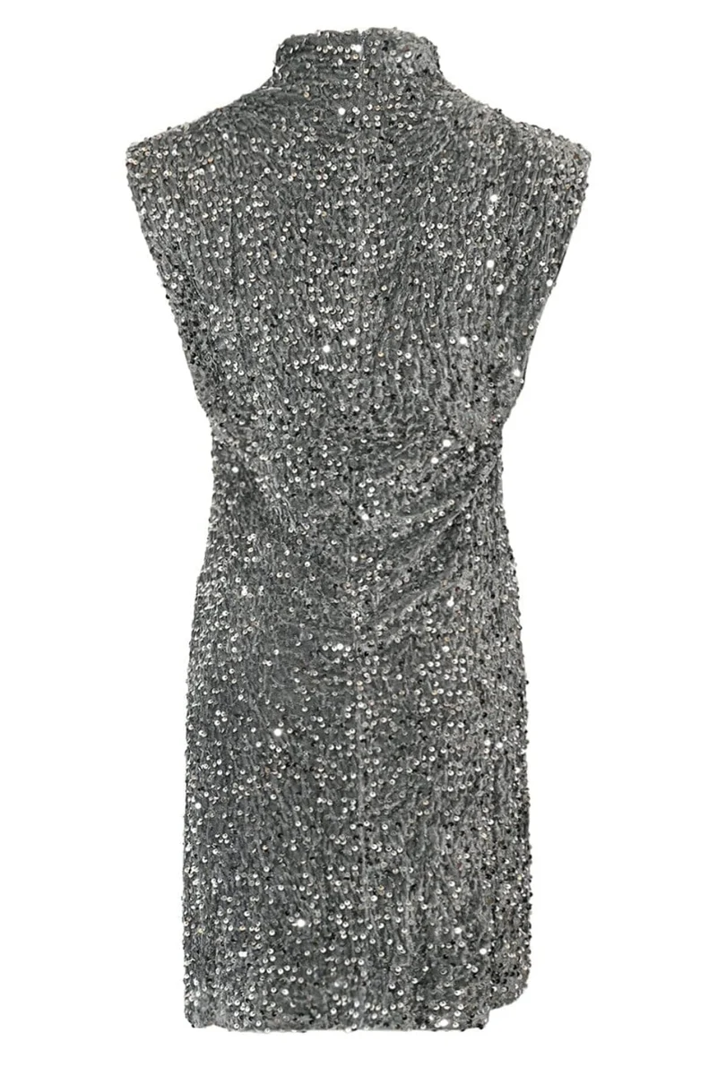 Noella - Kali Dress - 1096 Asphalt Silver Grey