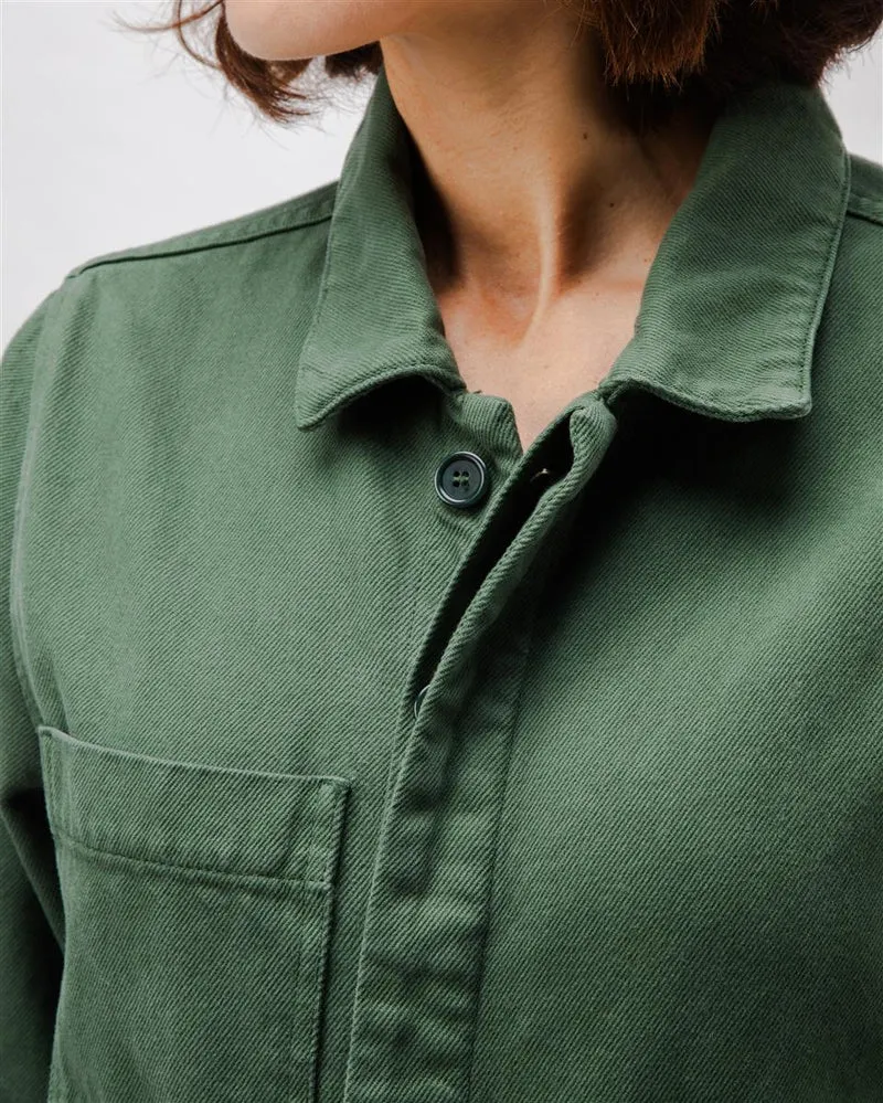 BRAVA Cotton Twill Boiler Suit Green