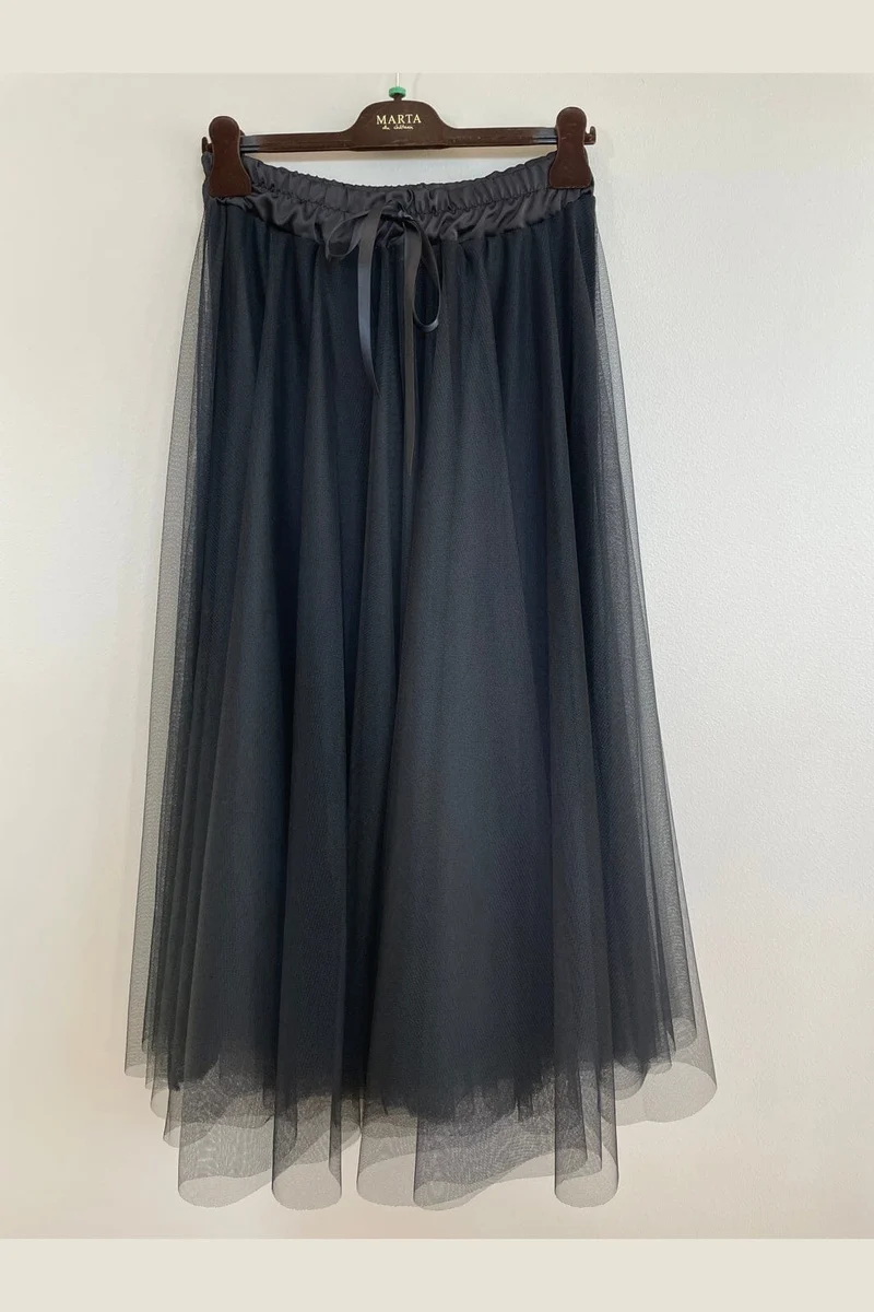Marta Du Chateau - Mdcpalmina Skirt 23028 - Black