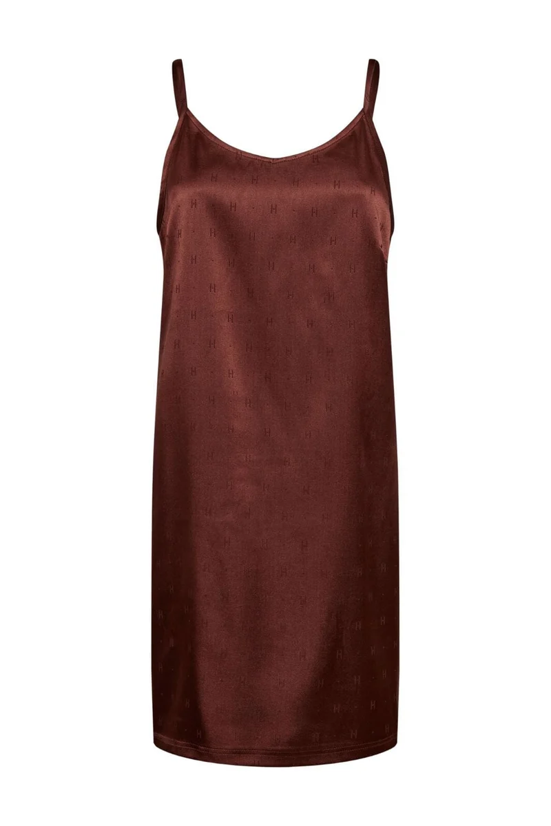 Hype The Detail - Slip Dress W/Log 240-98 - 89 - Rød