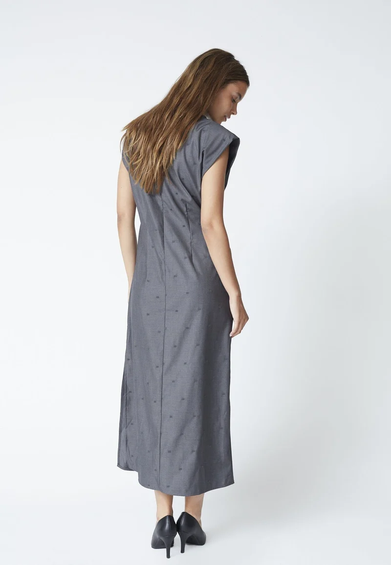 Co´Couture - Sagacc Long Dress 46013 - 139 - Mid Grey