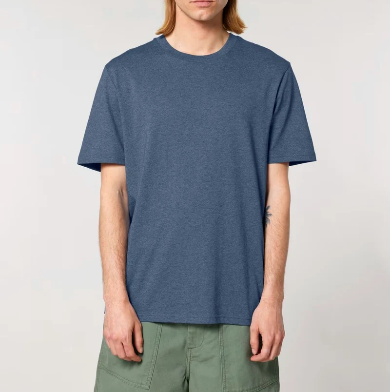 FAIRFITTERS Basic T-Shirt Unisex 2.0 dark heather blue