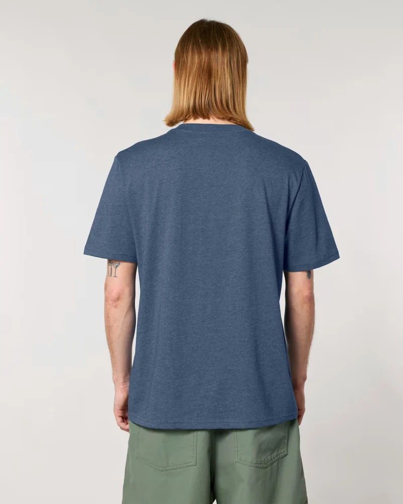 FAIRFITTERS Basic T-Shirt Unisex 2.0 dark heather blue