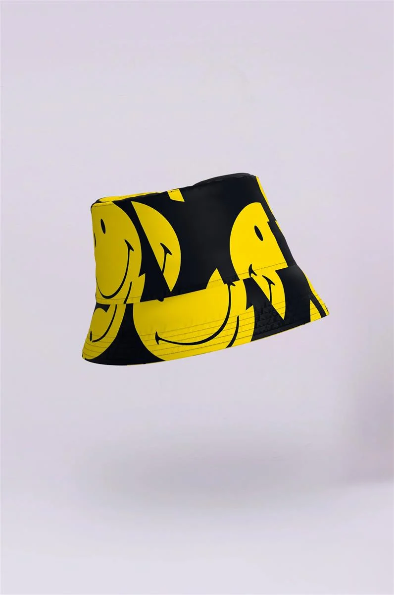 RAINKISS Rainbow All Smiles x Smiley Bucket Hat