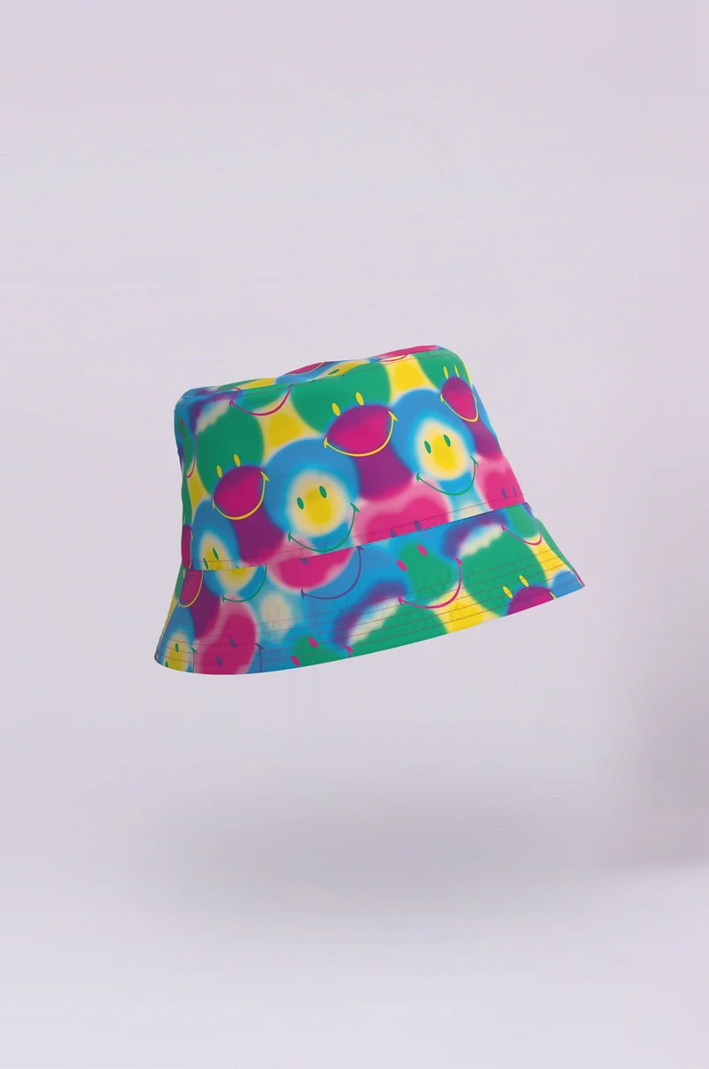 RAINKISS Rainbow All Smiles x Smiley Bucket Hat