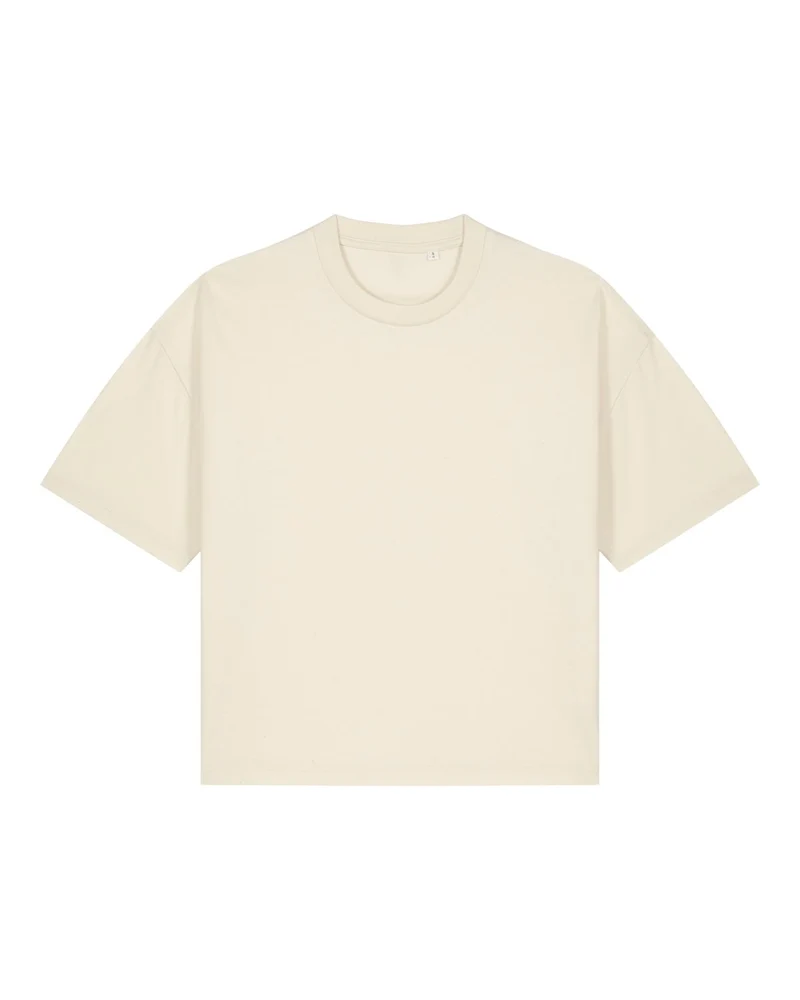 FAIRFITTERS Basic T-Shirt Boxy Fit Women Nova natural raw