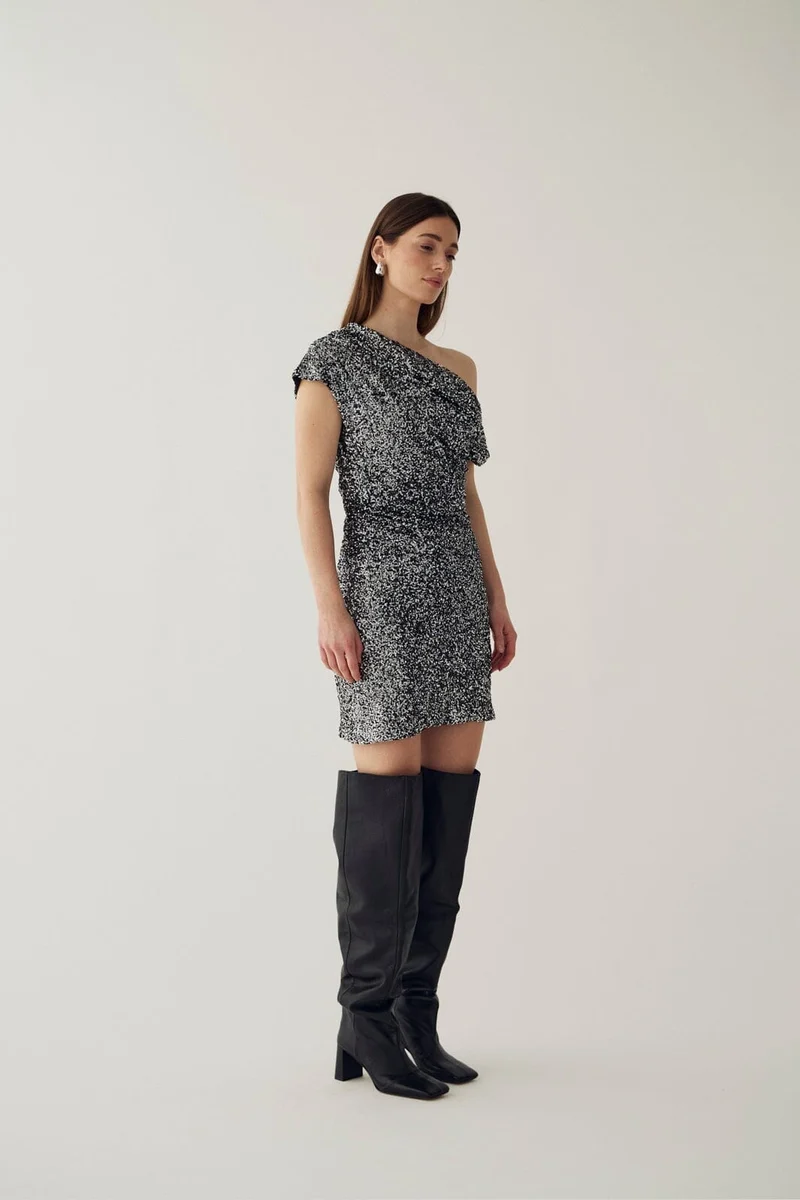 Noella - N-Madelyne Dress 11670008 - 1211 - Black Silver