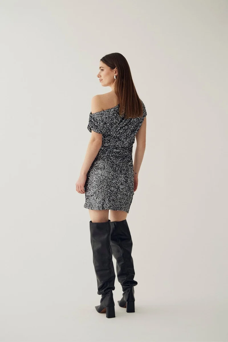 Noella - N-Madelyne Dress 11670008 - 1211 - Black Silver