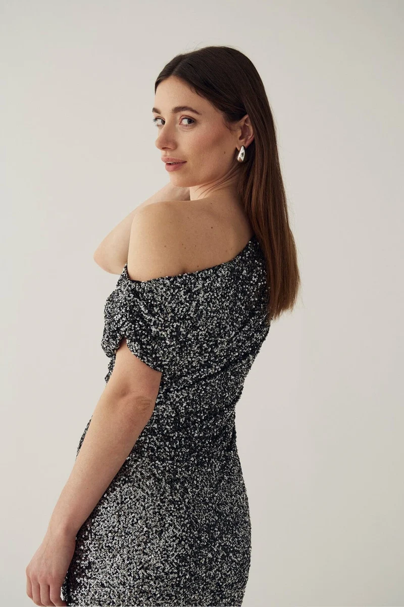 Noella - N-Madelyne Dress 11670008 - 1211 - Black Silver