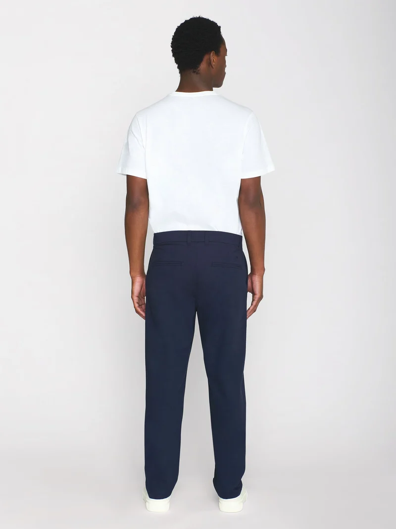 KNOWLEDGE COTTON APPAREL Chuck Regular Chino Twill Pants total eclipse