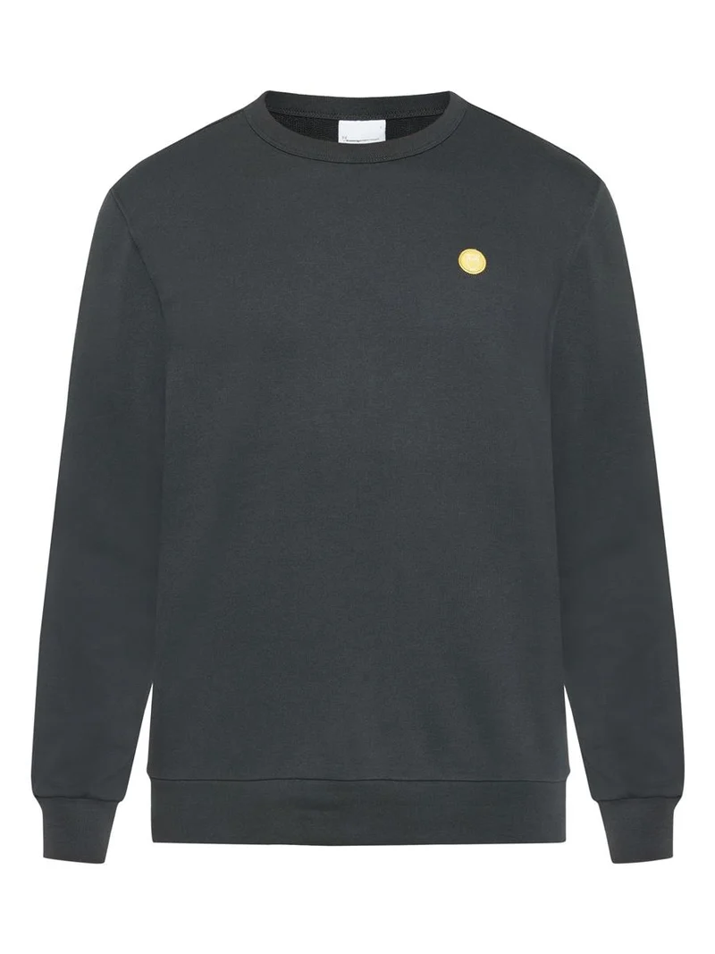 KNOWLEDGE COTTON APPAREL Erik Basic Badge Sweat phantom