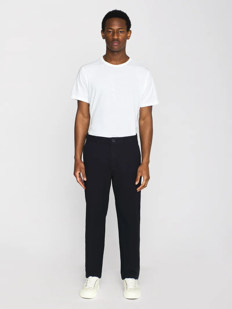 KNOWLEDGE COTTON APPAREL Organic Cotton Chuck Flannel Pants Gots night sky