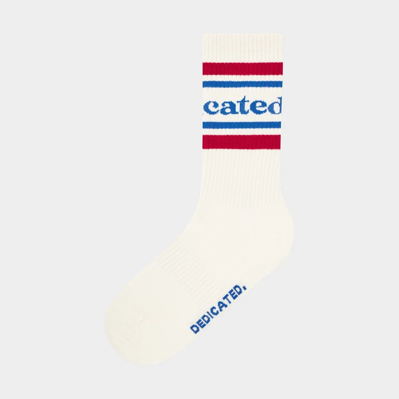 DEDICATED Sport Socks Ullevi Logo Surf Blue