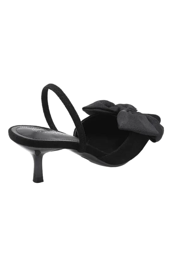 Bloom - Borage Stiletto - Black