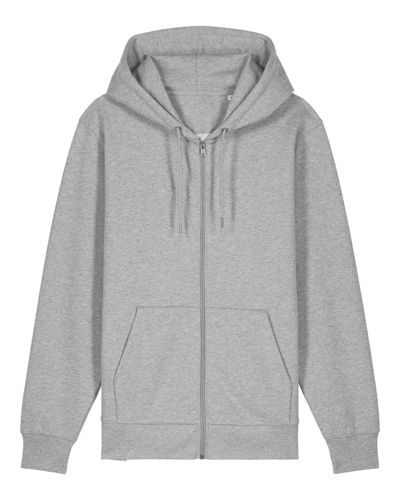 FAIRFITTERS Basic Zip-Hoodie Unisex Cultivator 2.0 heather grey