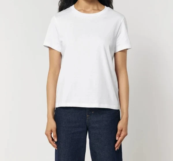 FAIRFITTERS Basic T-Shirt Women white