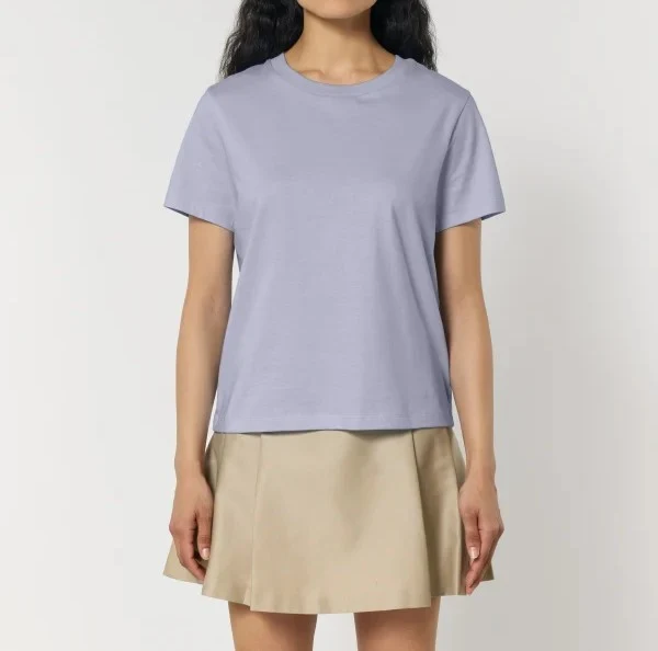 FAIRFITTERS Basic T-Shirt Women lavender