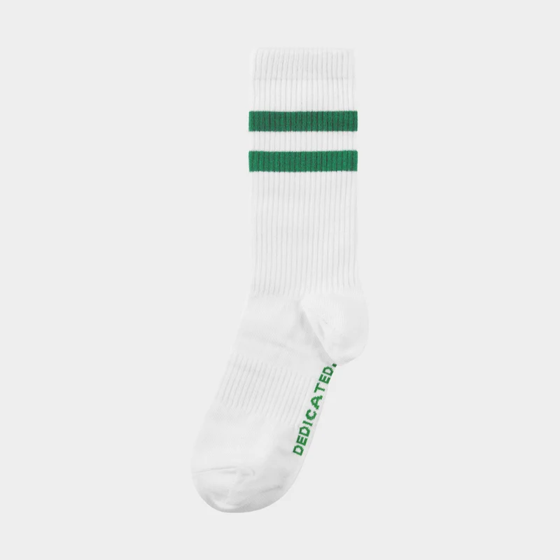 DEDICATED Sport Socks Ullevi Stripes Jelly Green