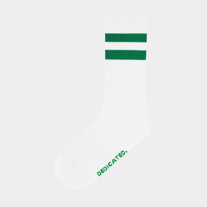 DEDICATED Sport Socks Ullevi Stripes Jelly Green
