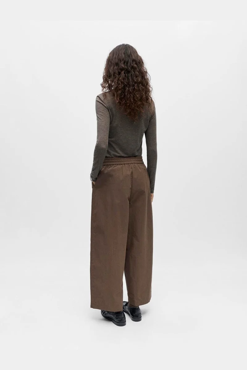 Object - Objberta Barrel Pant - 5094391 Seal Brown