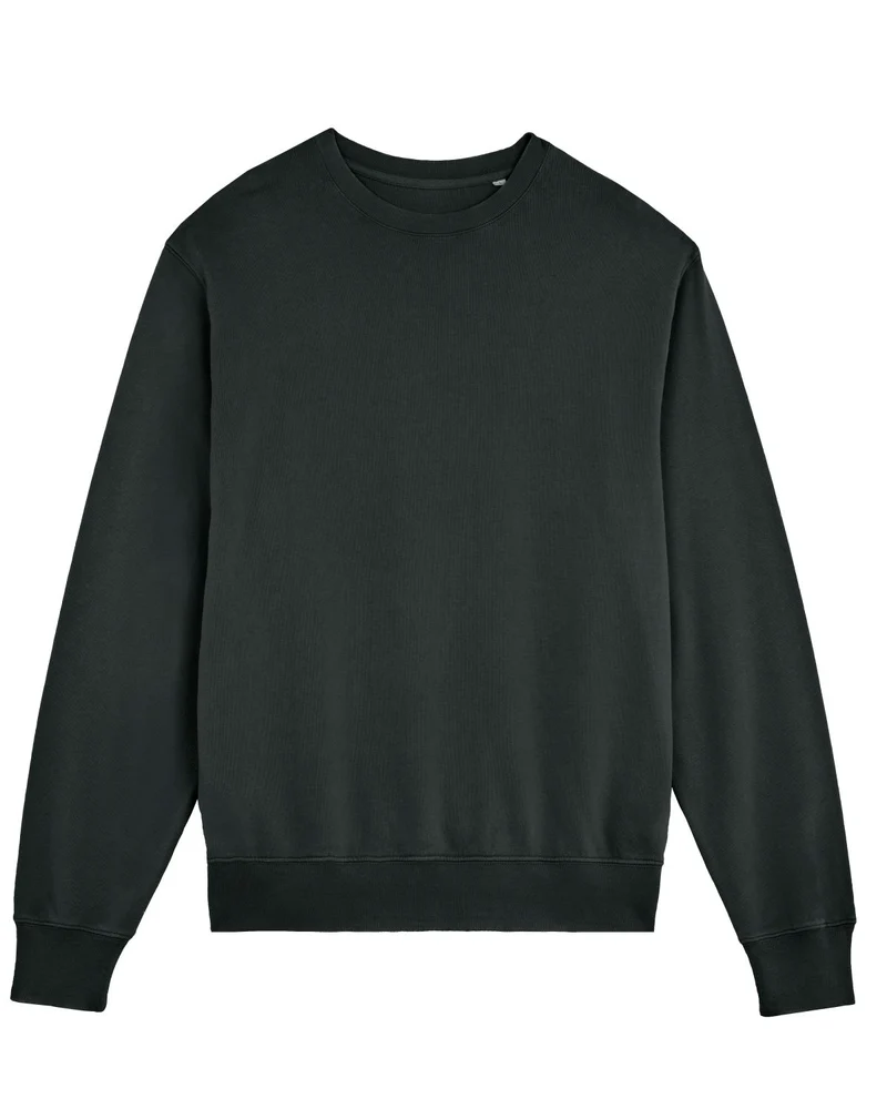 FAIRFITTERS Basic Sweatshirt Unisex Matcher Vintage G. Dyed black rock